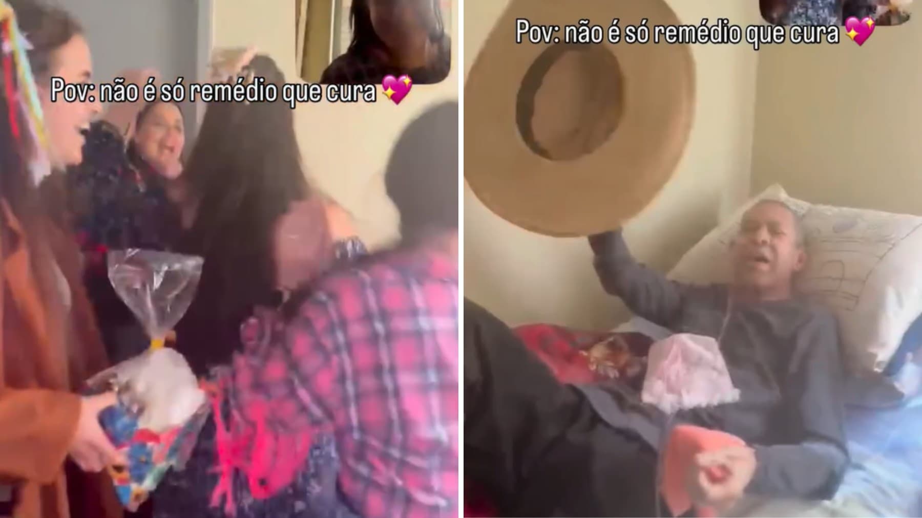 Equipe de saúde surpreende paciente com festa junina na própria casa em Ponta Grossa
