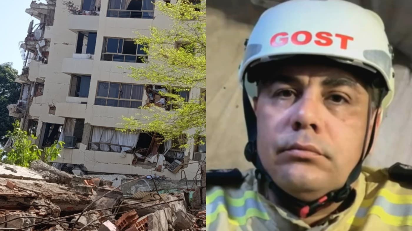 Bombeiros paranaenses continuam buscas por sobreviventes nos escombros da Venezuela