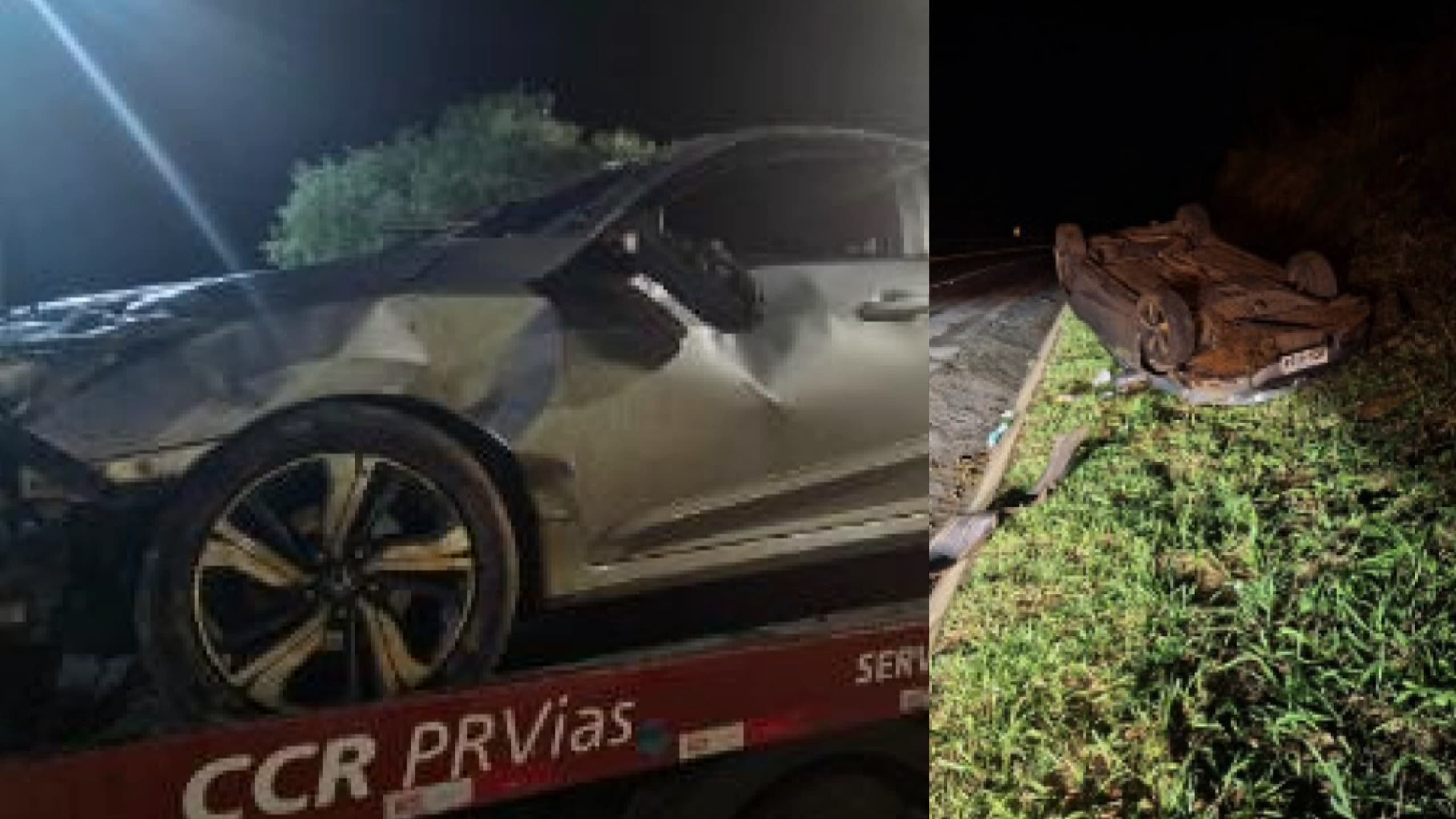 Cuidador é preso após furtar carro de idosa e provocar capotagem na BR-376
