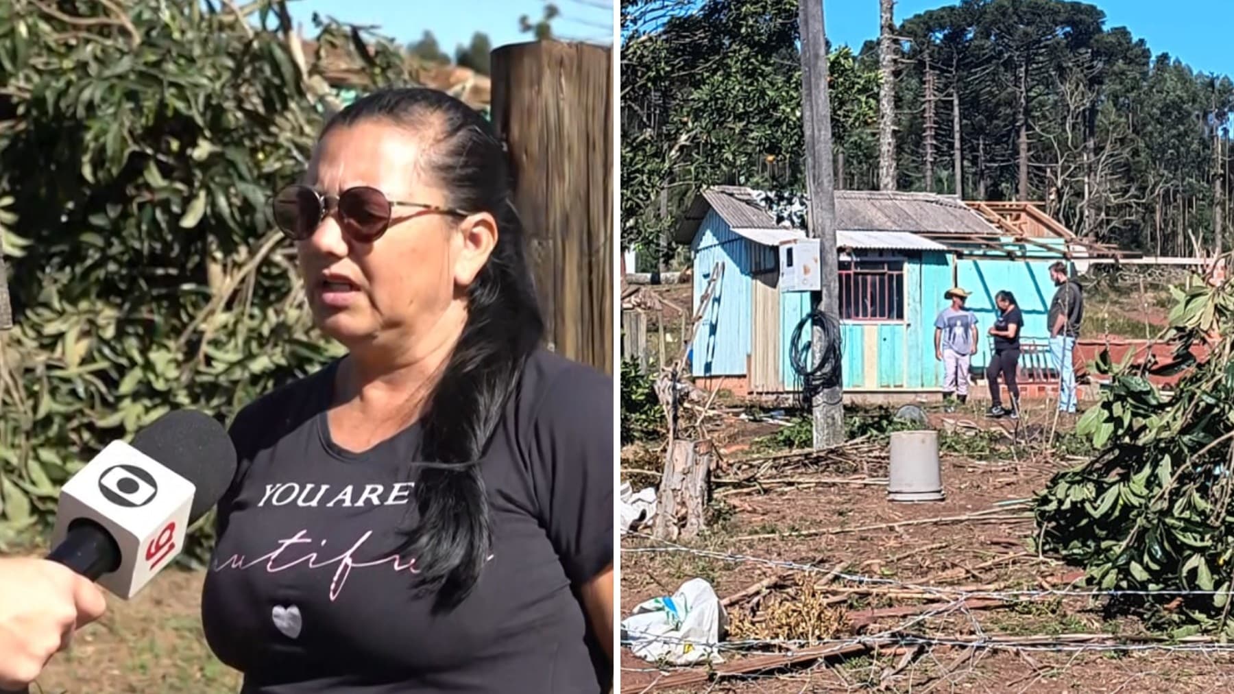 Tornado F2 destroi comunidade em Reserva e deixa moradores em choque
