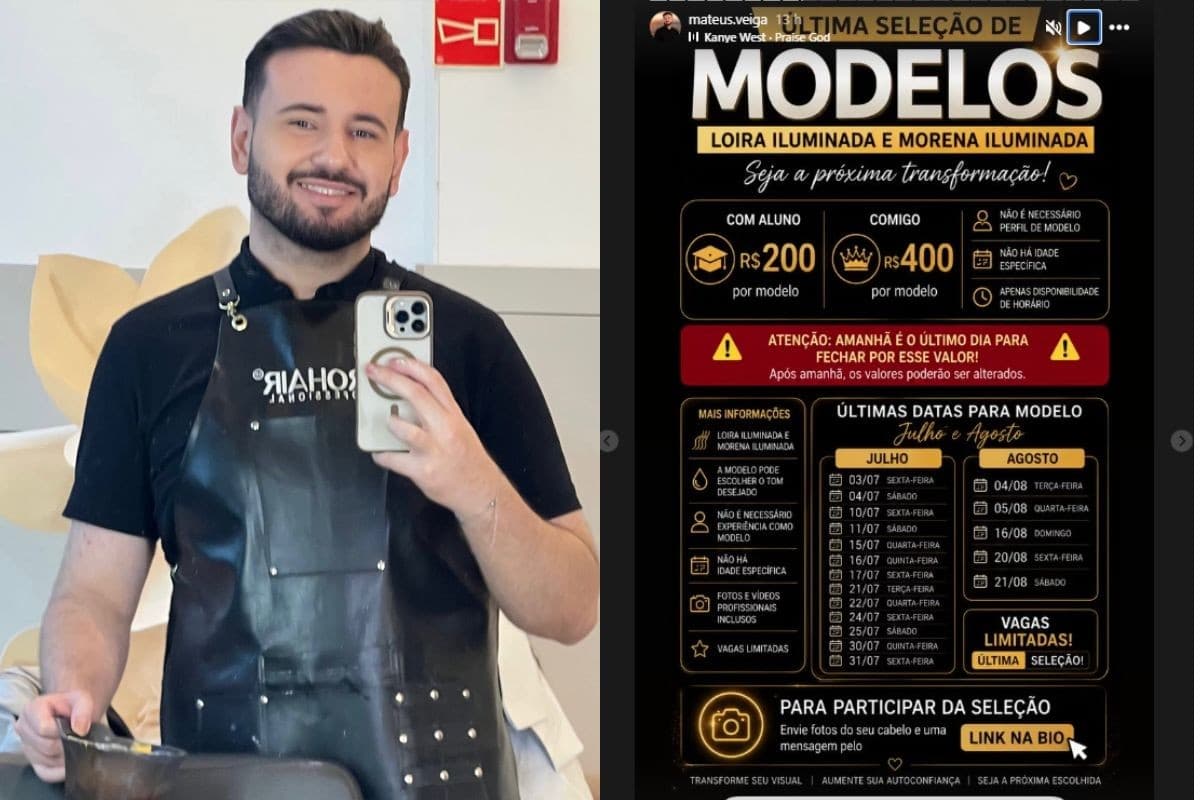 Influenciador de beleza é preso em Umuarama acusado de aplicar golpes pela internet