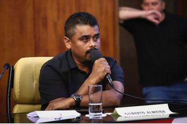 São Paulo (SP), 22/08/2025 - Gilberto Almeida dos Santos, o Gil, presidente do SindiMotos-SP. Foto: Gilberto Almeida/Arquivo Pessoal